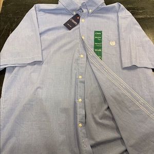 Chaps Easy Care Short-Sleeve Button-Up Shirt (NWT)